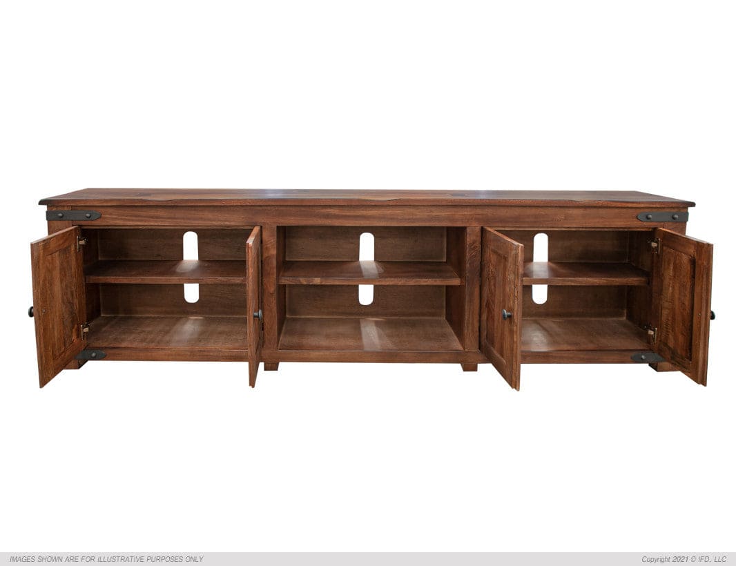 2 Door 93" TV Stand