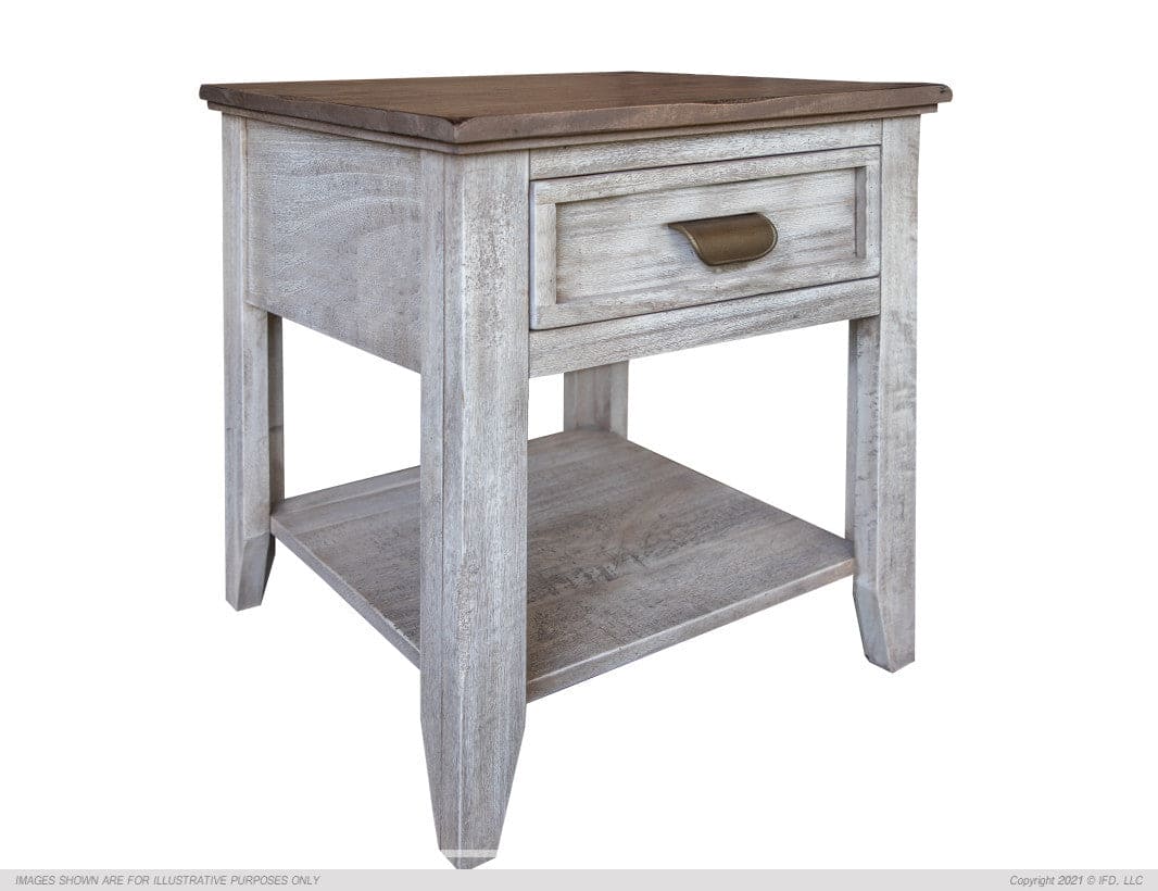 1 Drawer w/ Shelf, Chair Side Table