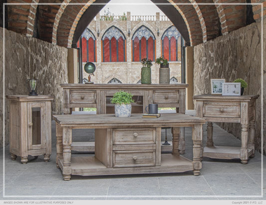 1 Drawer, End Table Drift Sand finish