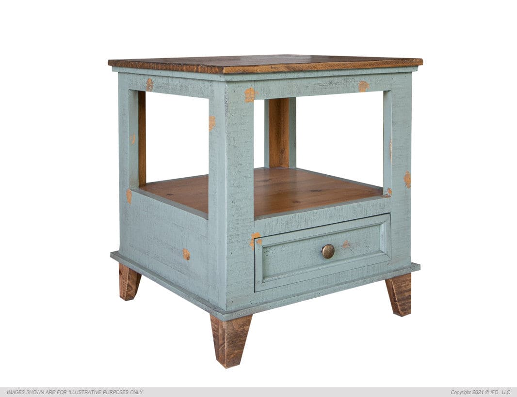 1 Drawer, Chair Side Table