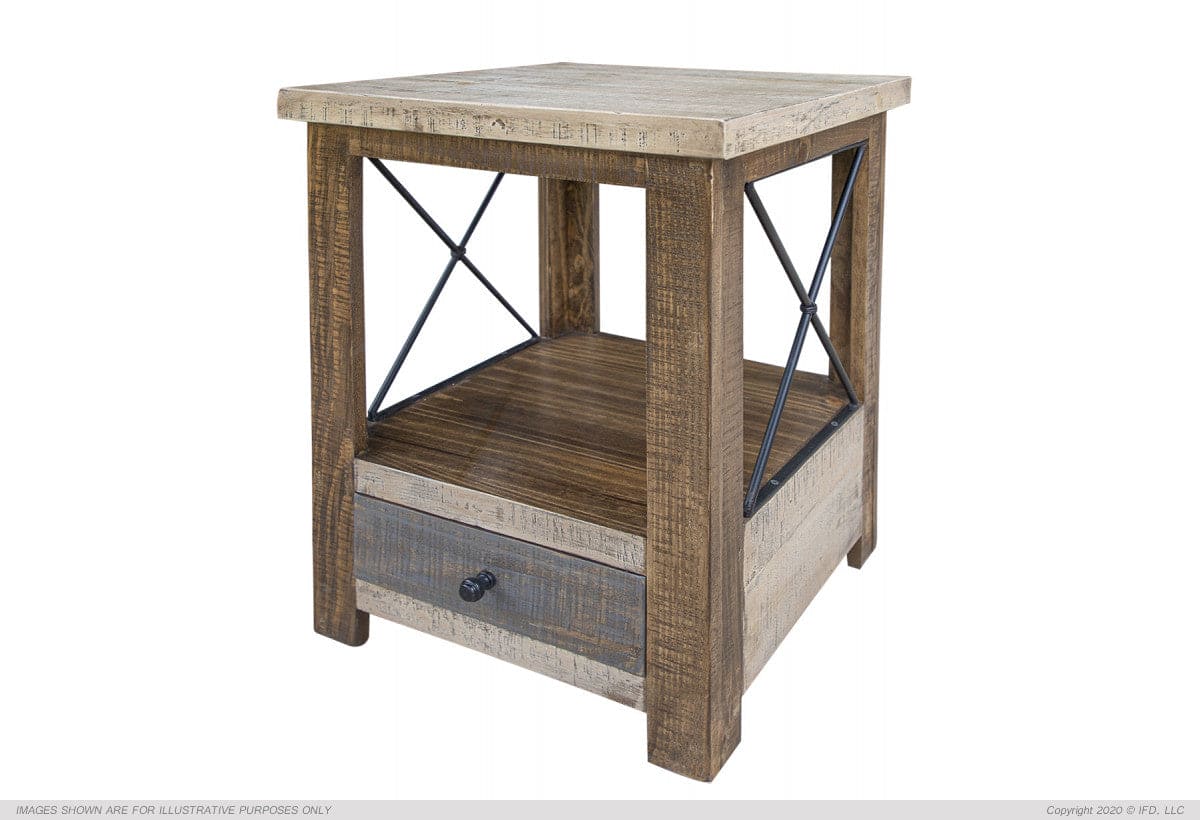 1 Drawer End Table