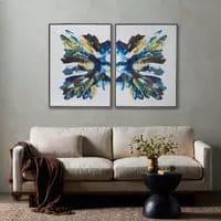 Rorschach Aura Diptych by Orfeo Quagliata
