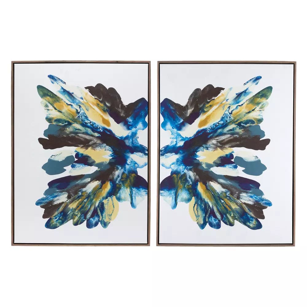 Rorschach Aura Diptych by Orfeo Quagliata