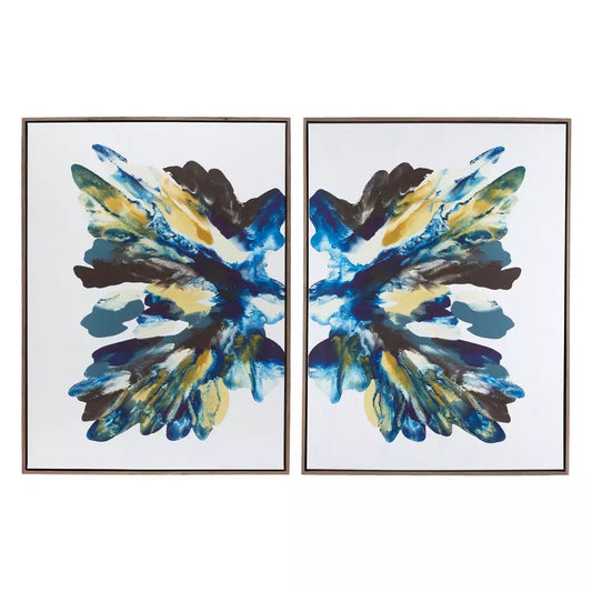 Rorschach Aura Diptych by Orfeo Quagliata