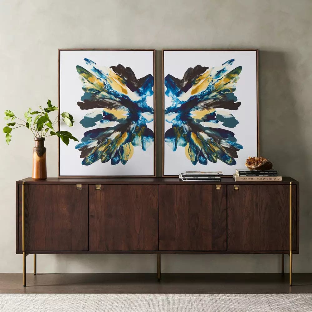 Rorschach Aura Diptych by Orfeo Quagliata