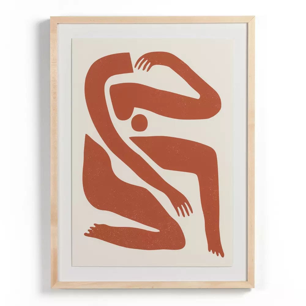 Teracotta Body Abstract by Roseanne Kenny