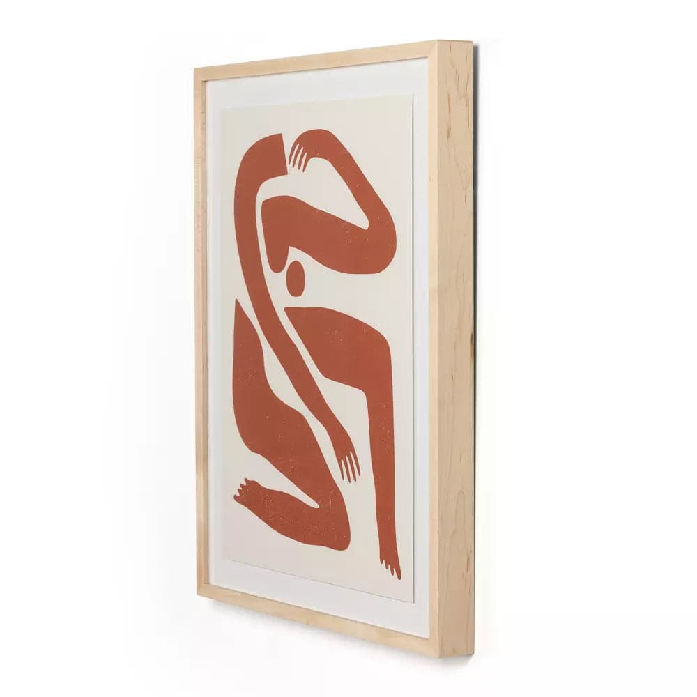 Teracotta Body Abstract by Roseanne Kenny