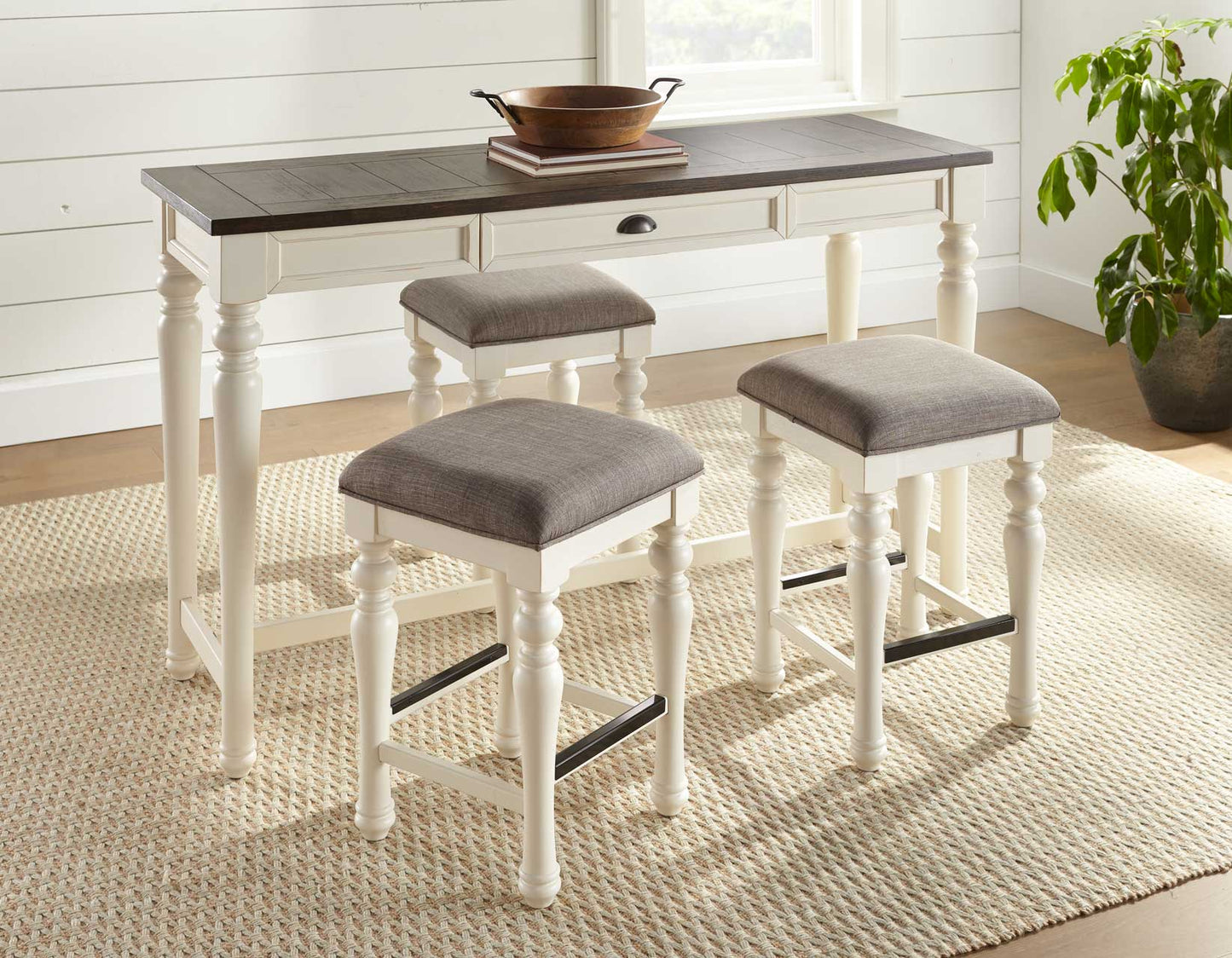 Joanna 4- Piece Sofa Bar Set
(Sofa Bar & 3 Counter Stools)