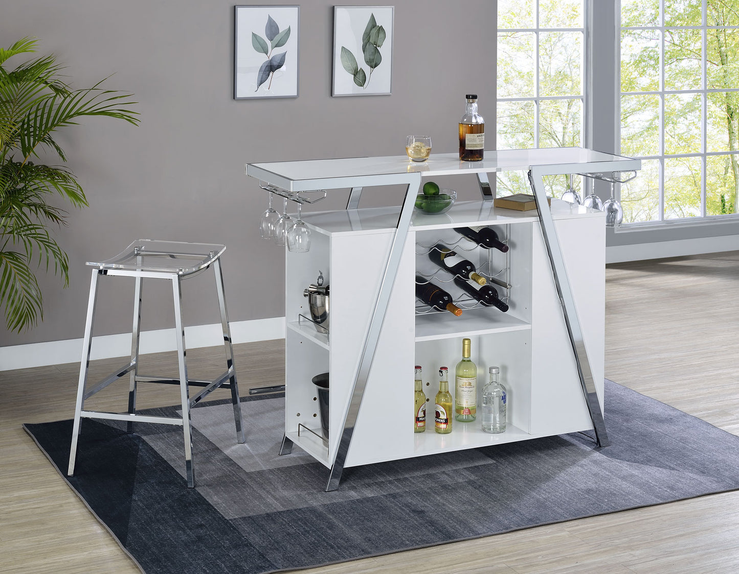 Zena 3-Piece Bar Set with LED lighting
