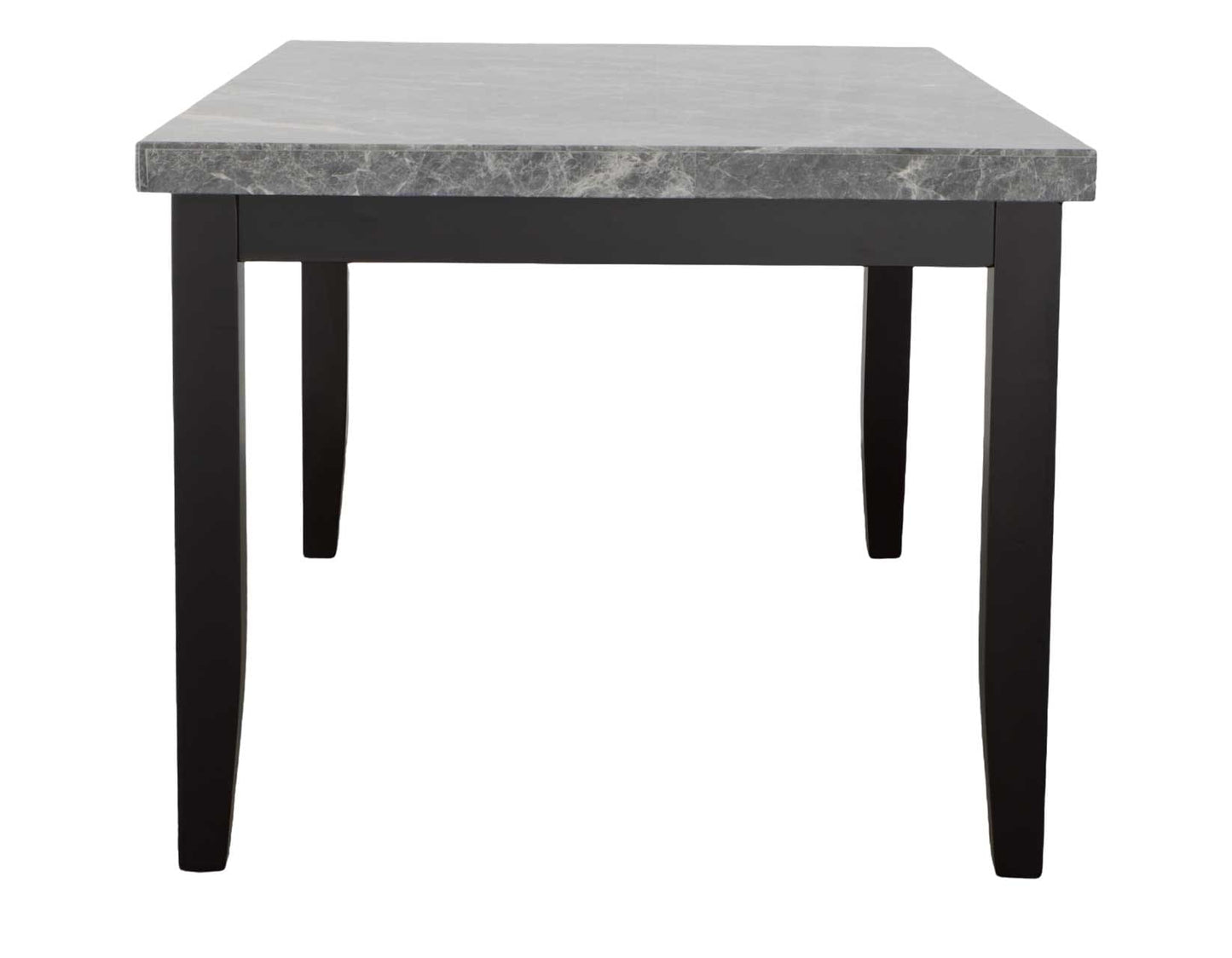 Napoli 6-Piece 64-inch Gray Marble Dining Set
(Table, Bench & 4 Side Chairs)