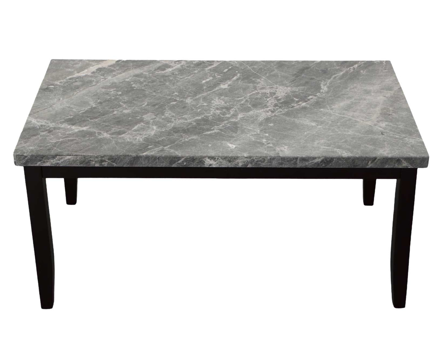 Napoli 6-Piece 64-inch Gray Marble Dining Set
(Table, Bench & 4 Side Chairs)