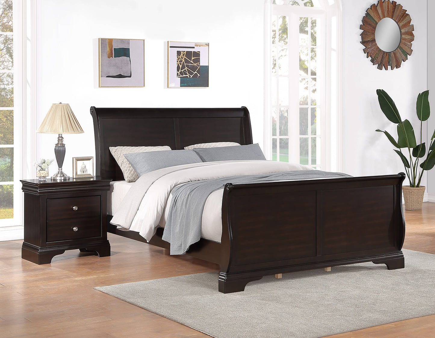 Dominique Queen Bed