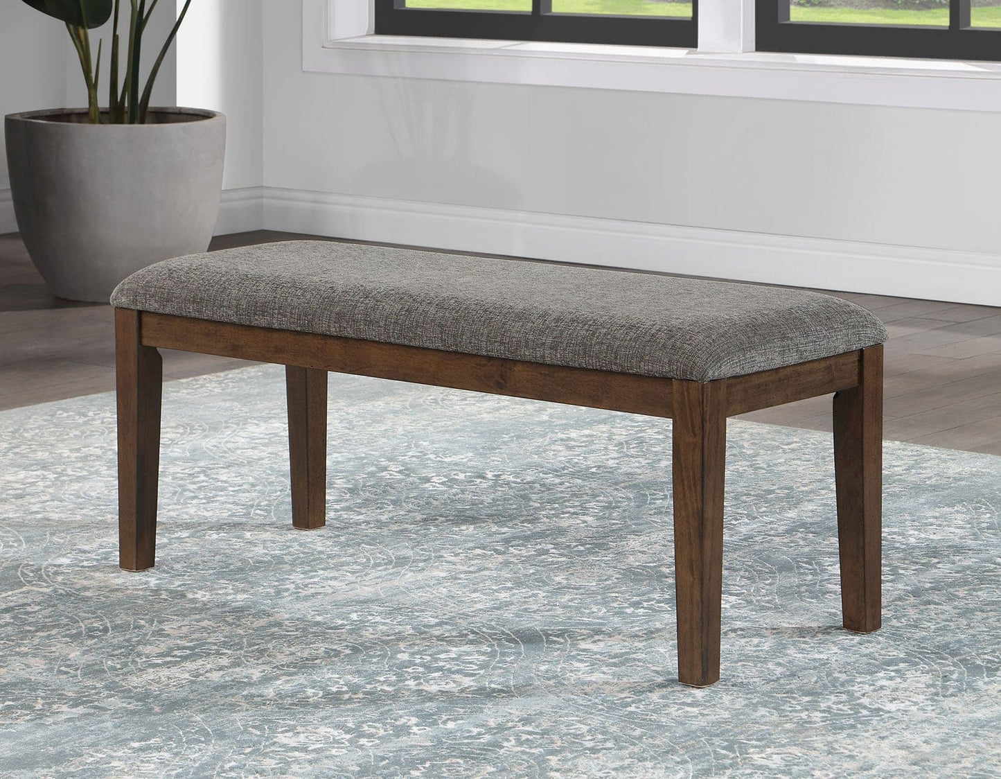 Quinn 6-Piece Dining Set
(Table, Bench & 4 Side Chairs)