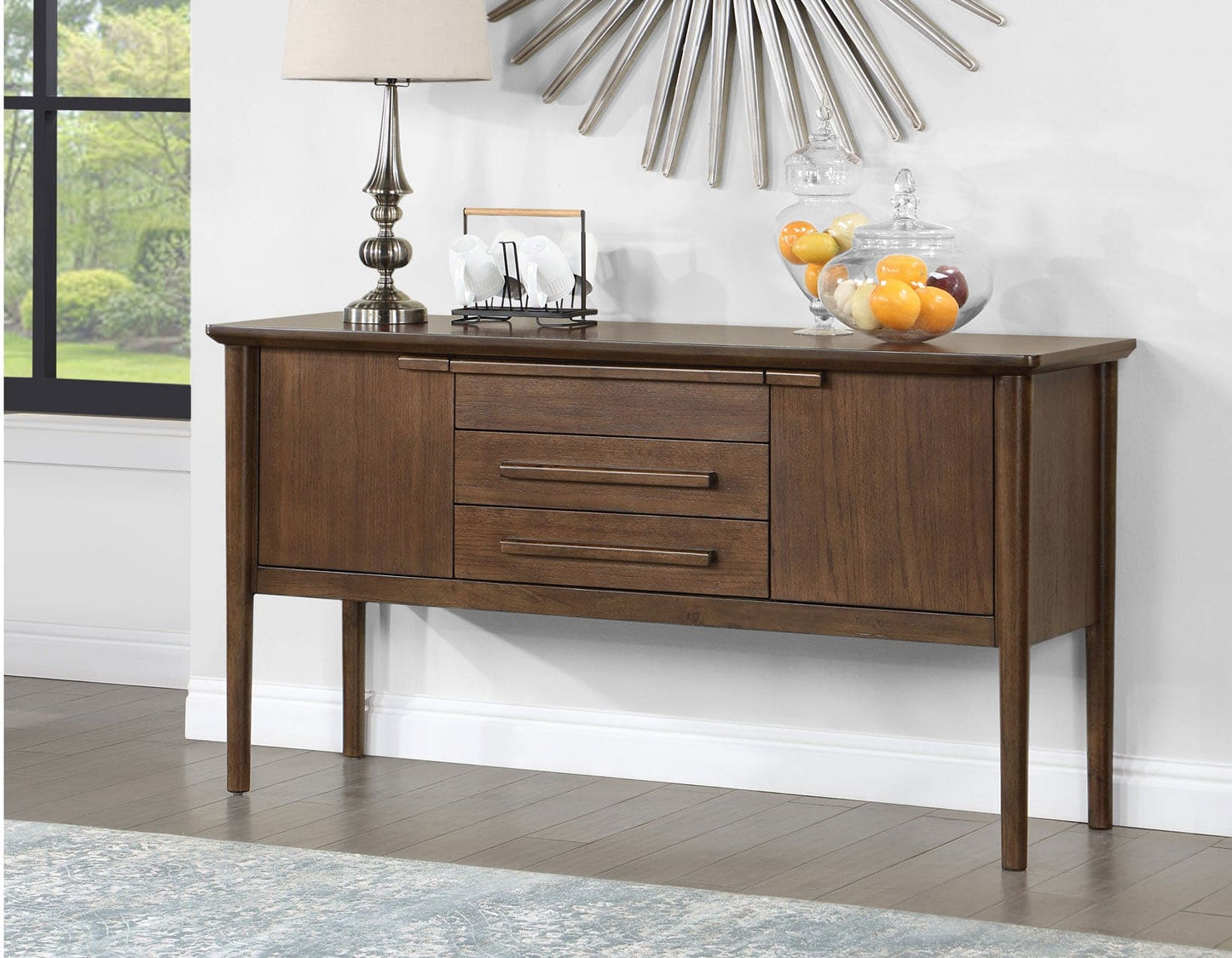 Quinn 6-Piece Dining Set
(Table, Bench & 4 Side Chairs)