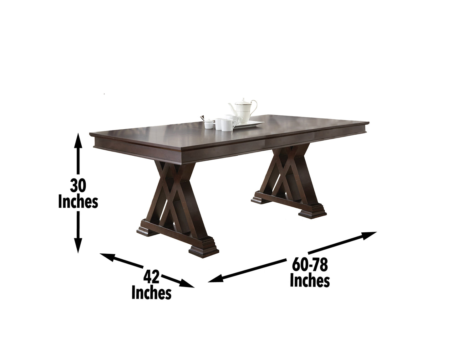 Adrian 5 Piece Set
(Table & 4 Side Chairs)