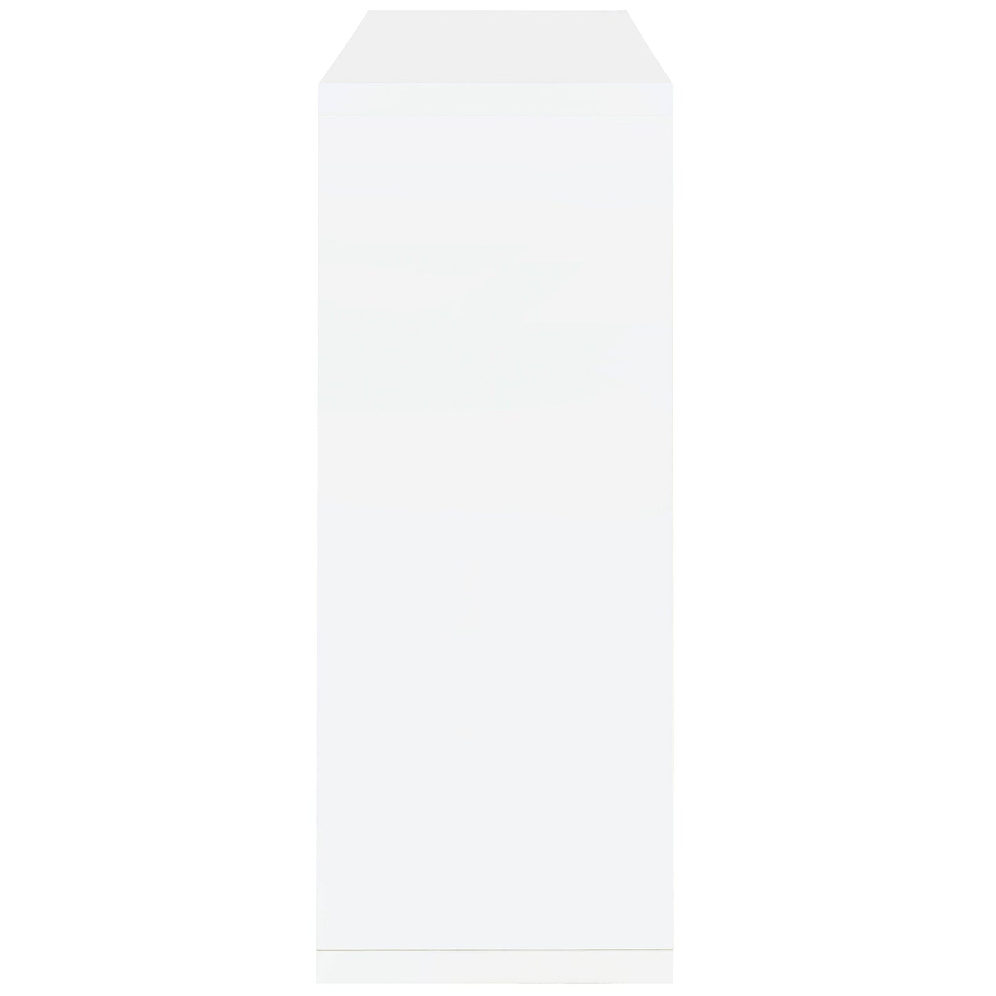 Prescott Rectangular Home Bar Table White High Gloss