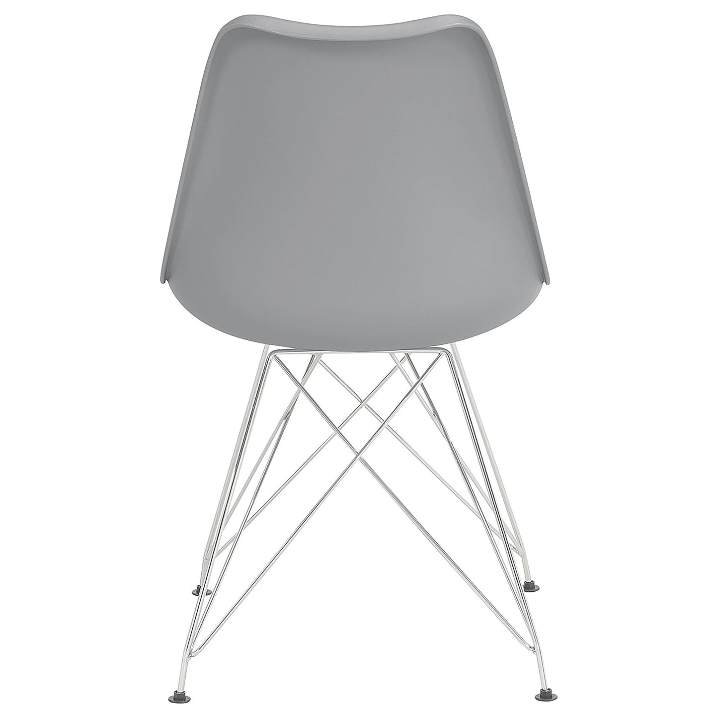 Juniper Polypropylene Dining Side Chair Grey (Set of 2)