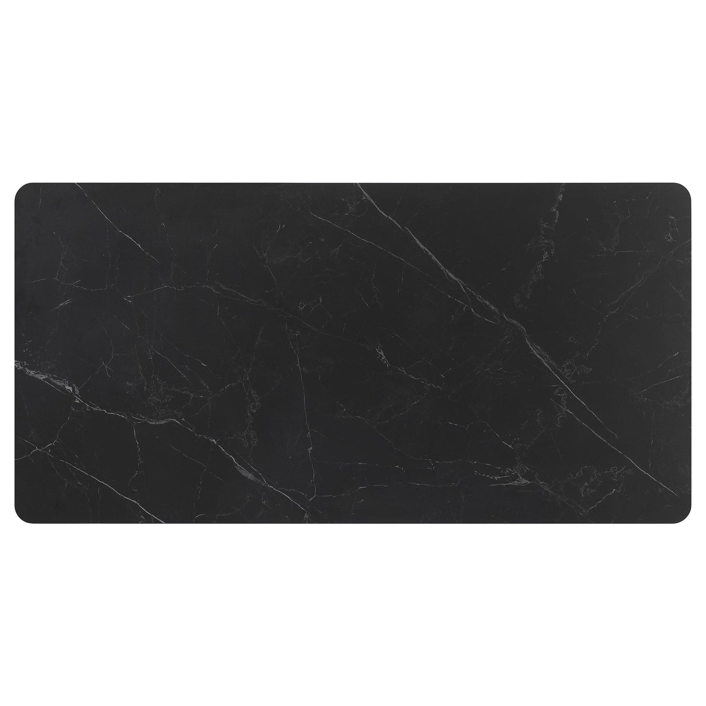 Smith Rectangular 71-inch Ceramic Top Dining Table Black