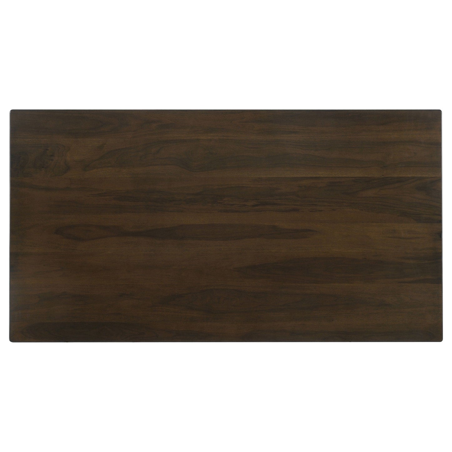 Wes Rectangular 80-inch Wood Dining Table Dark Walnut