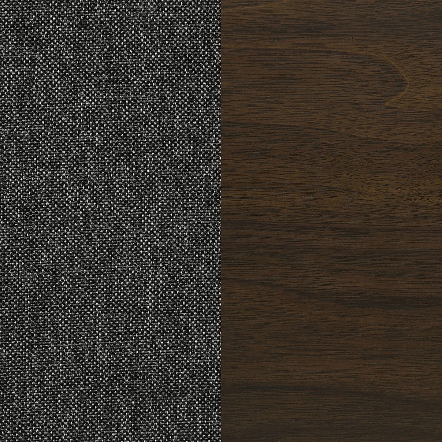 Wes Upholstered Dining Side Chair Dark Walnut (Set of 2)