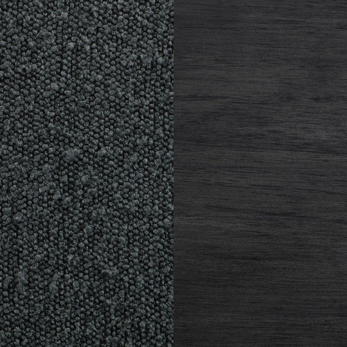 Alba Boucle Upholstered Counter Chair Black (Set of 2)