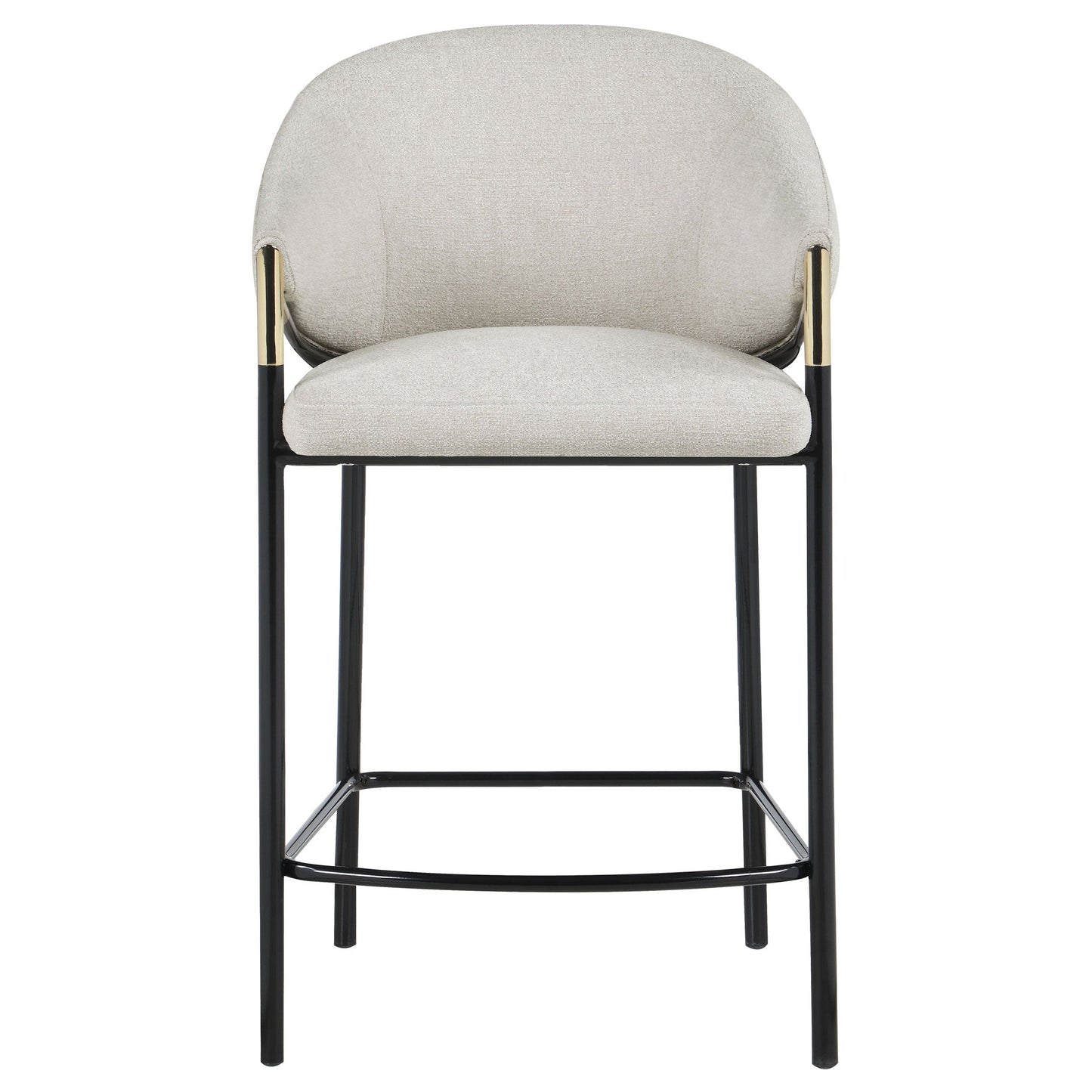 Chadwick Fabric Upholstered Counter Chair Beige (Set of 2)