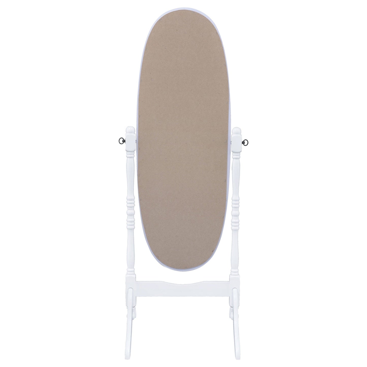 Foyet Wood Adjustable Full Length Cheval Mirror White