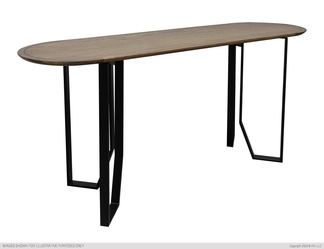 Metal Base End Table