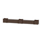 POLYWOOD 60" Vineyard Straight Double Planter Storage Bench Set- Large — Kona