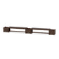POLYWOOD 60" Nautical Straight Double Planter Bench Set — Kona