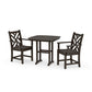 POLYWOOD Chippendale 3-Piece Dining Set — Vintage Coffee