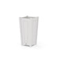 POLYWOOD Country Living Tapered Square Planter Box — Vintage White