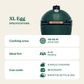 XL Big Green Egg in Nest Package