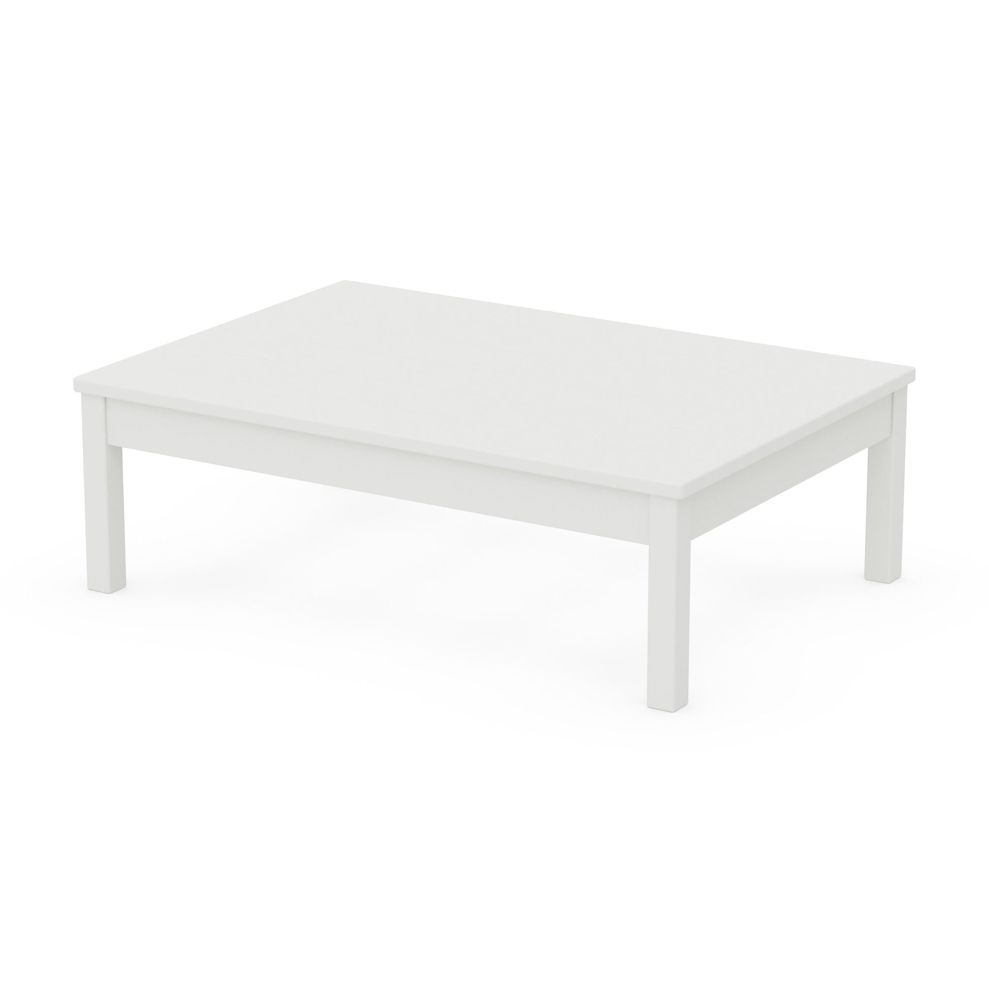 POLYWOOD 33" x 47" Coffee Table — White