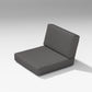 POLYWOOD Latitude Modular Seat/Back Cushions — Ash Charcoal