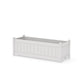 POLYWOOD Vineyard Rectangle Triple Planter Box — Vintage White