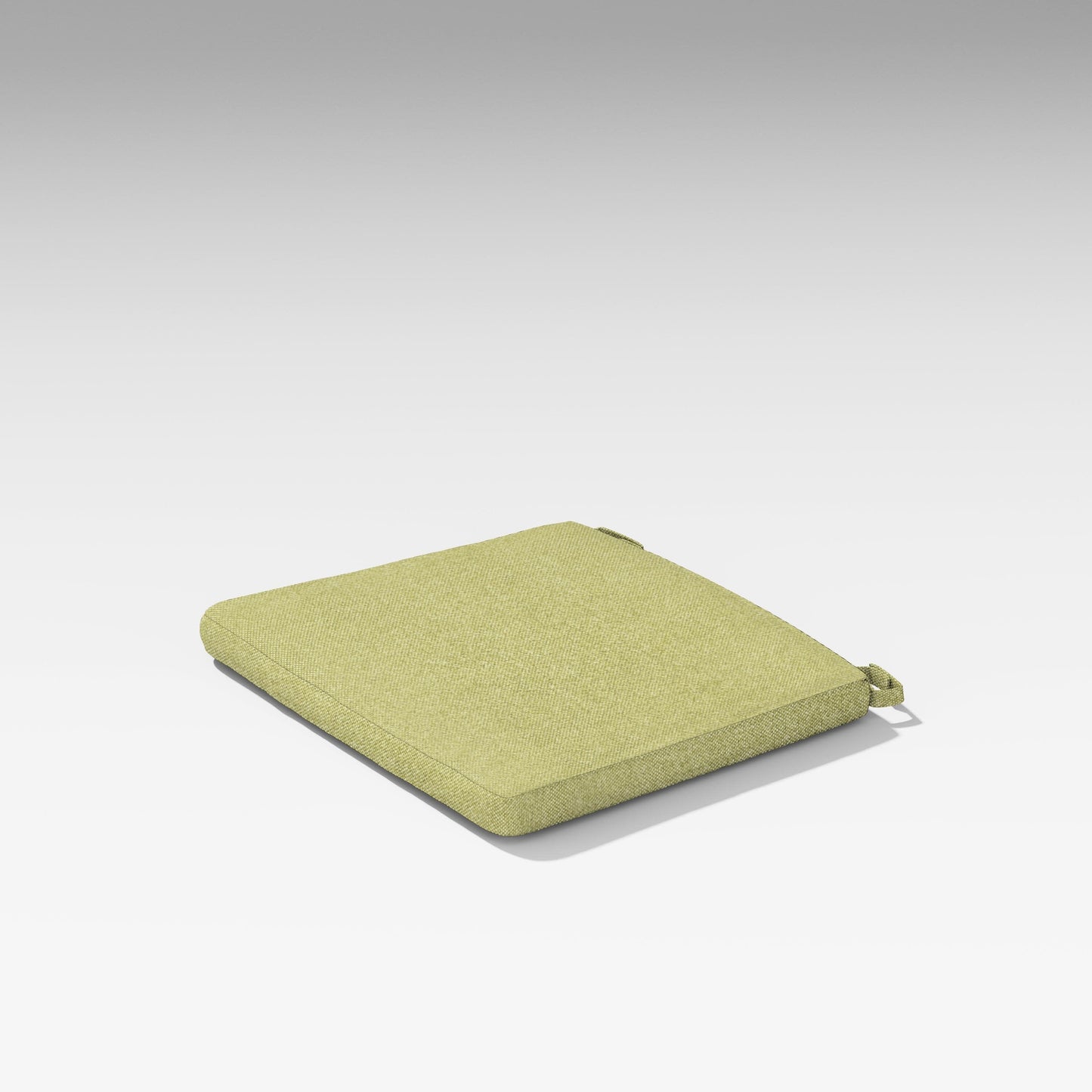 POLYWOOD Latitude Dining Chair Quick-Dry Seat Pad — Chartreuse Boucle