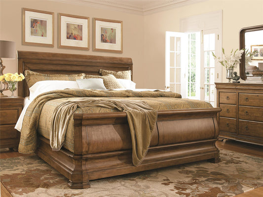 UNIVERSAL - NEW LOU LOUIE P'S CAL KING SLEIGH BED