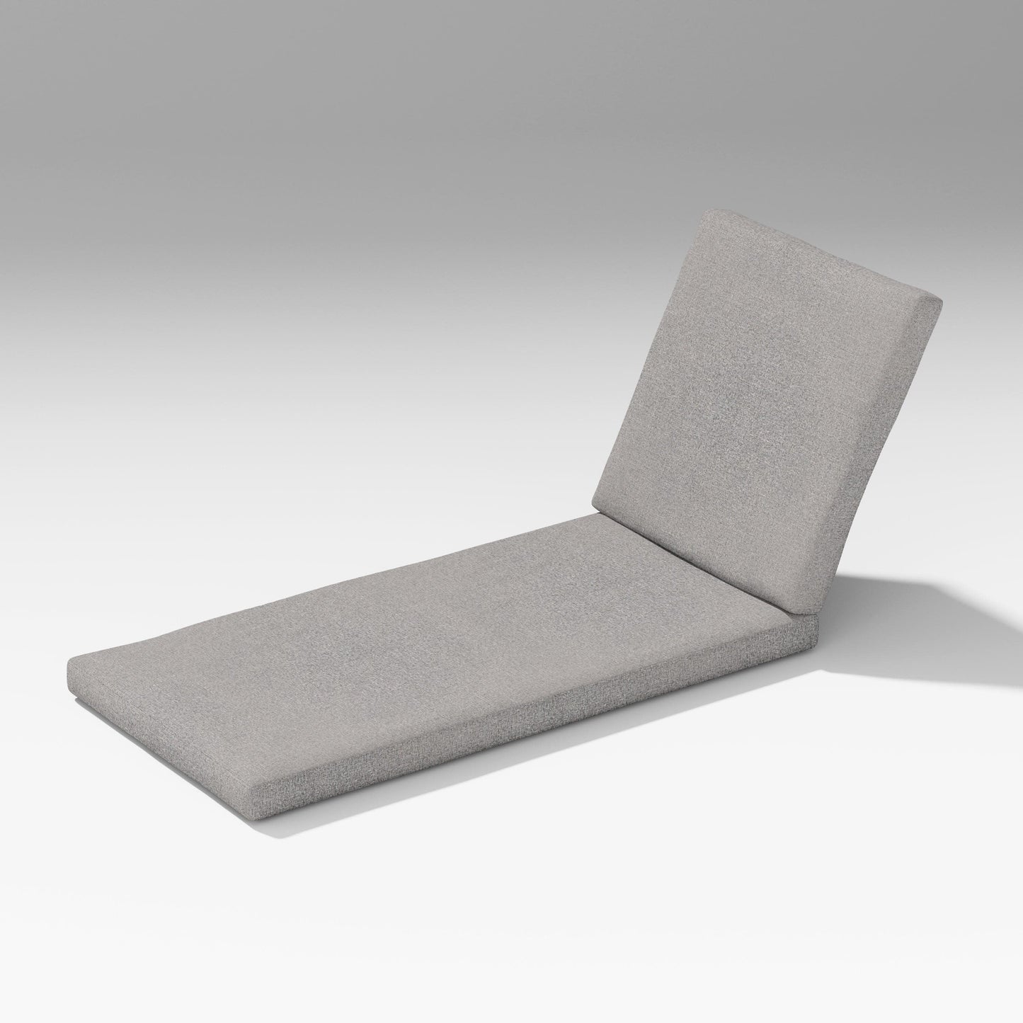POLYWOOD Elevate Chaise Lounge Cushion — Grey Mist