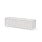 POLYWOOD Vineyard 60" Storage Bench — Vintage White
