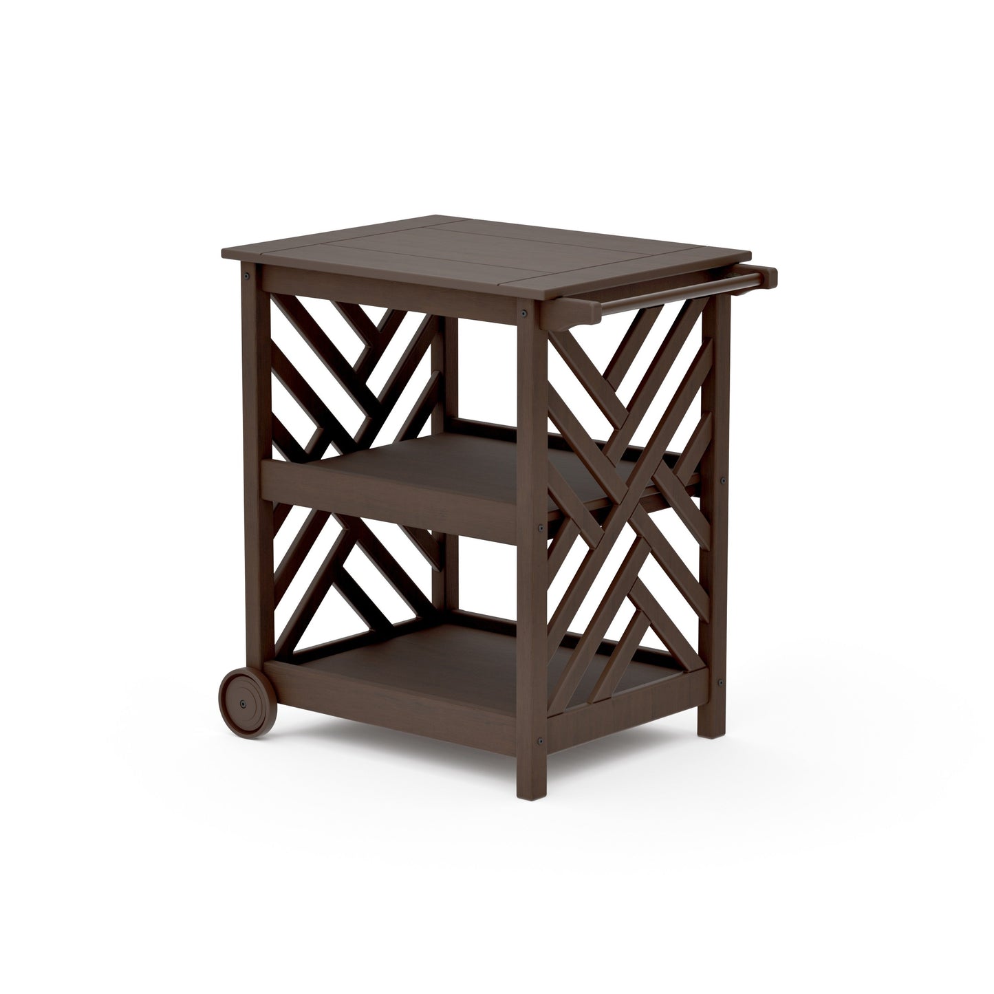 POLYWOOD Chippendale Bar Cart — Kona