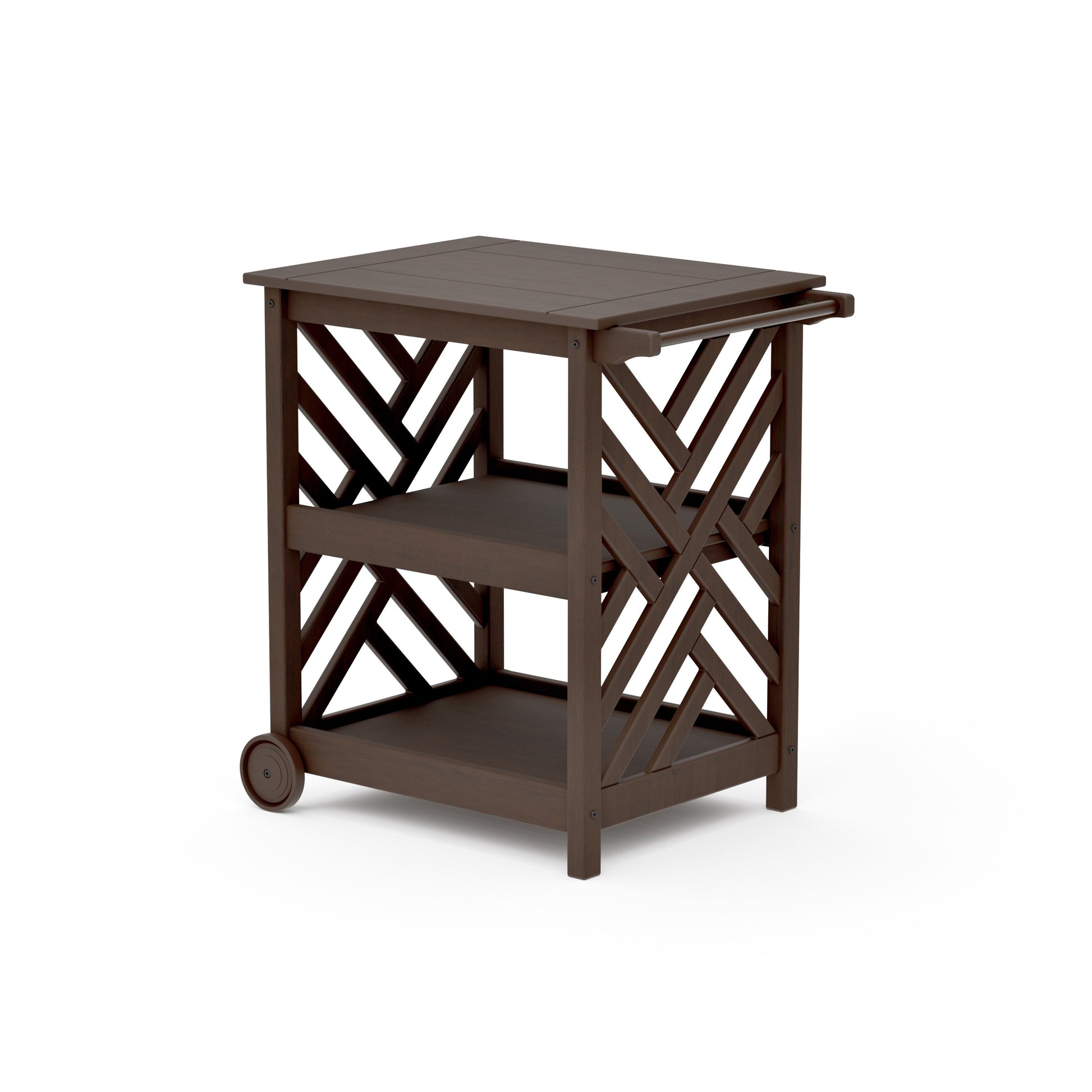 POLYWOOD Chippendale Bar Cart — Kona