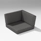 POLYWOOD Latitude Corner Seat Cushion — Ash Charcoal