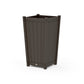 POLYWOOD Vineyard Large Tapered Square Tall Planter Box — Vintage Coffee