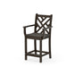 POLYWOOD Chippendale Counter Arm Chair — Vintage Coffee