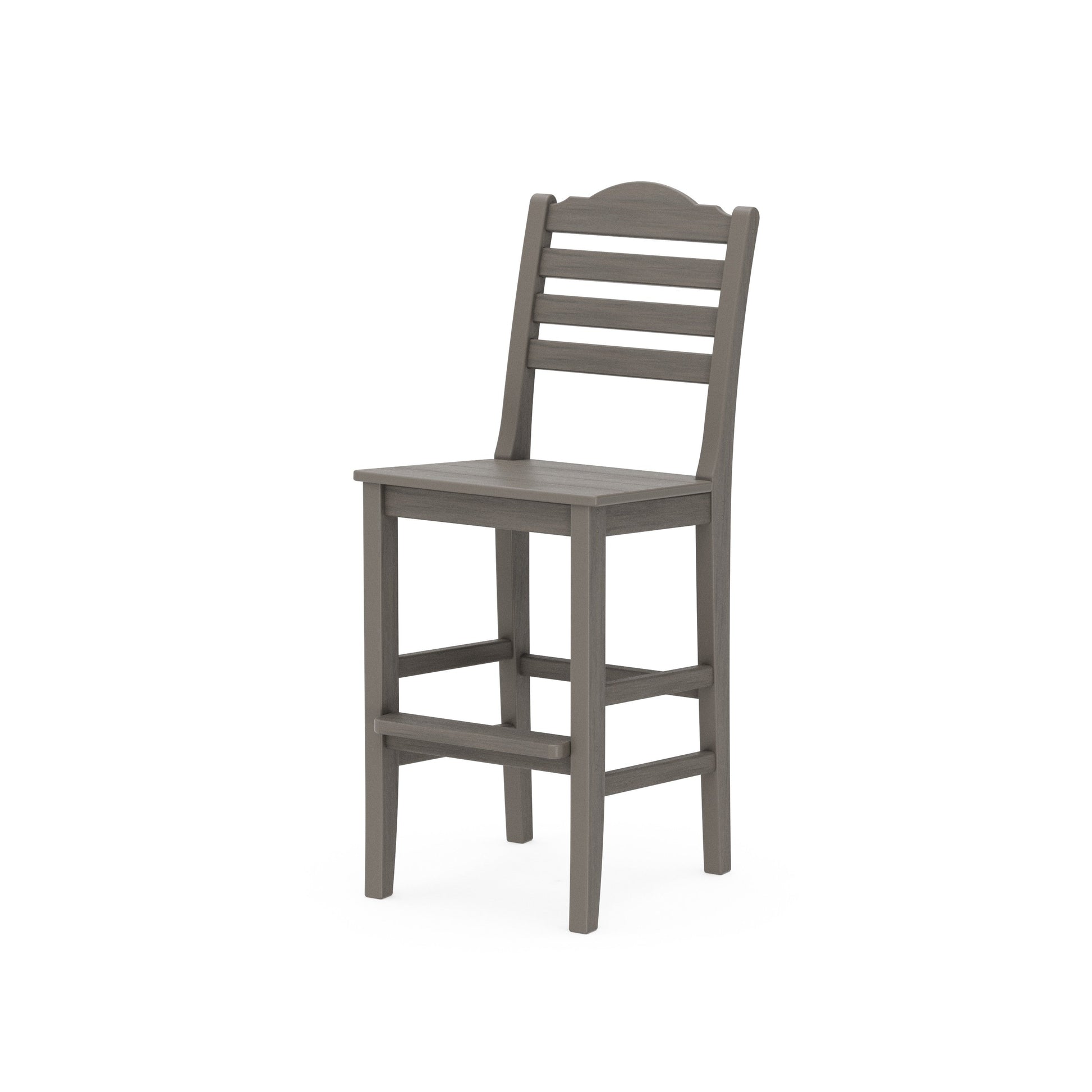 POLYWOOD Savannah Bar Side Chair — Driftwood