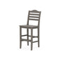 POLYWOOD Savannah Bar Side Chair — Driftwood