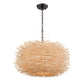 BAMBOO NEST 23'' WIDE 3-LIGHT CHANDELIER - FREE SHIPPING !!!