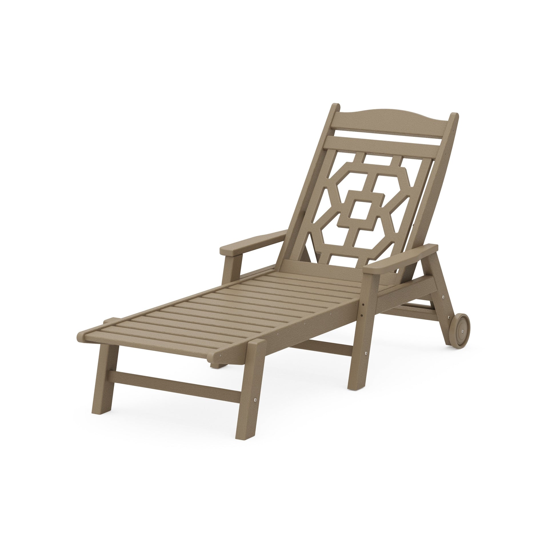 POLYWOOD Chinoiserie Chaise Lounge — Vintage Sahara