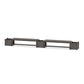 POLYWOOD 60" Vineyard Straight Double Planter Bench Set — Driftwood